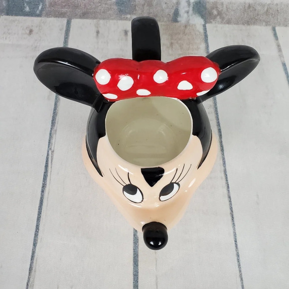 2/$25 Disney 3D Figural  Head Minnie Mouse Coffee Mug - Picture 8 of 15